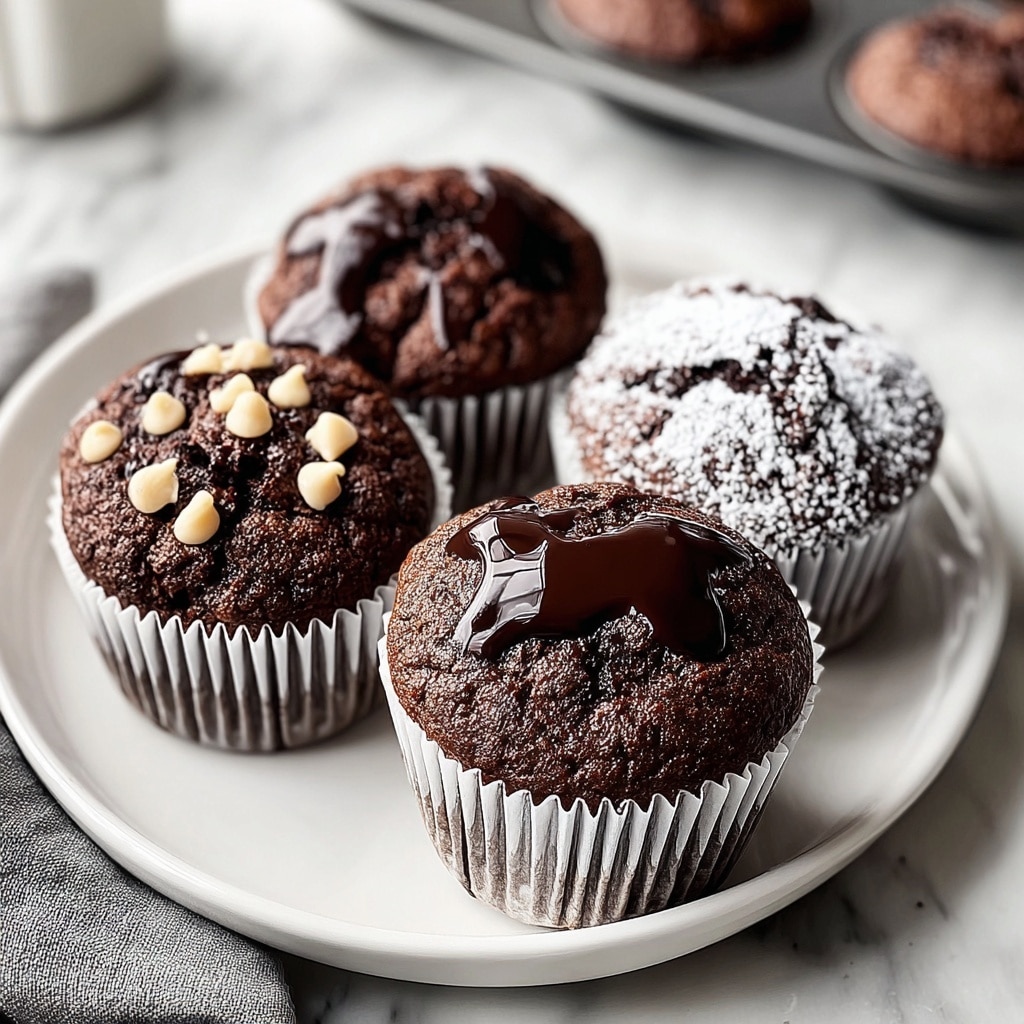 Double Chocolate Espresso Muffins Recipe - Recipe Image