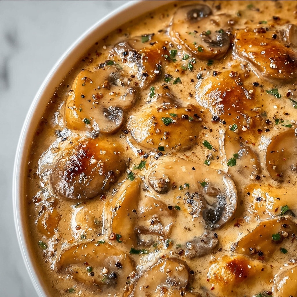 Creamy Chicken and Mushroom Bake Recipe - Recipe Image