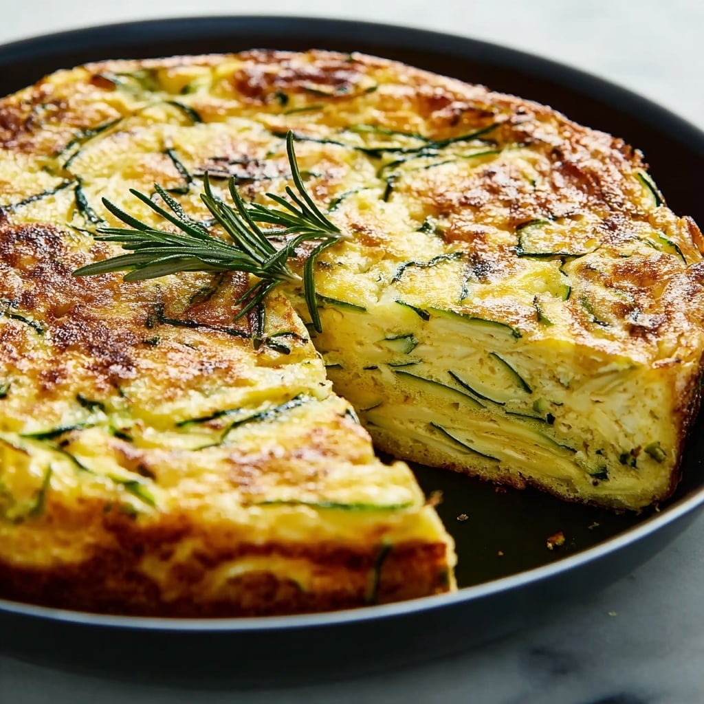 Zucchini & Cheddar Frittata Recipe - Recipe Image