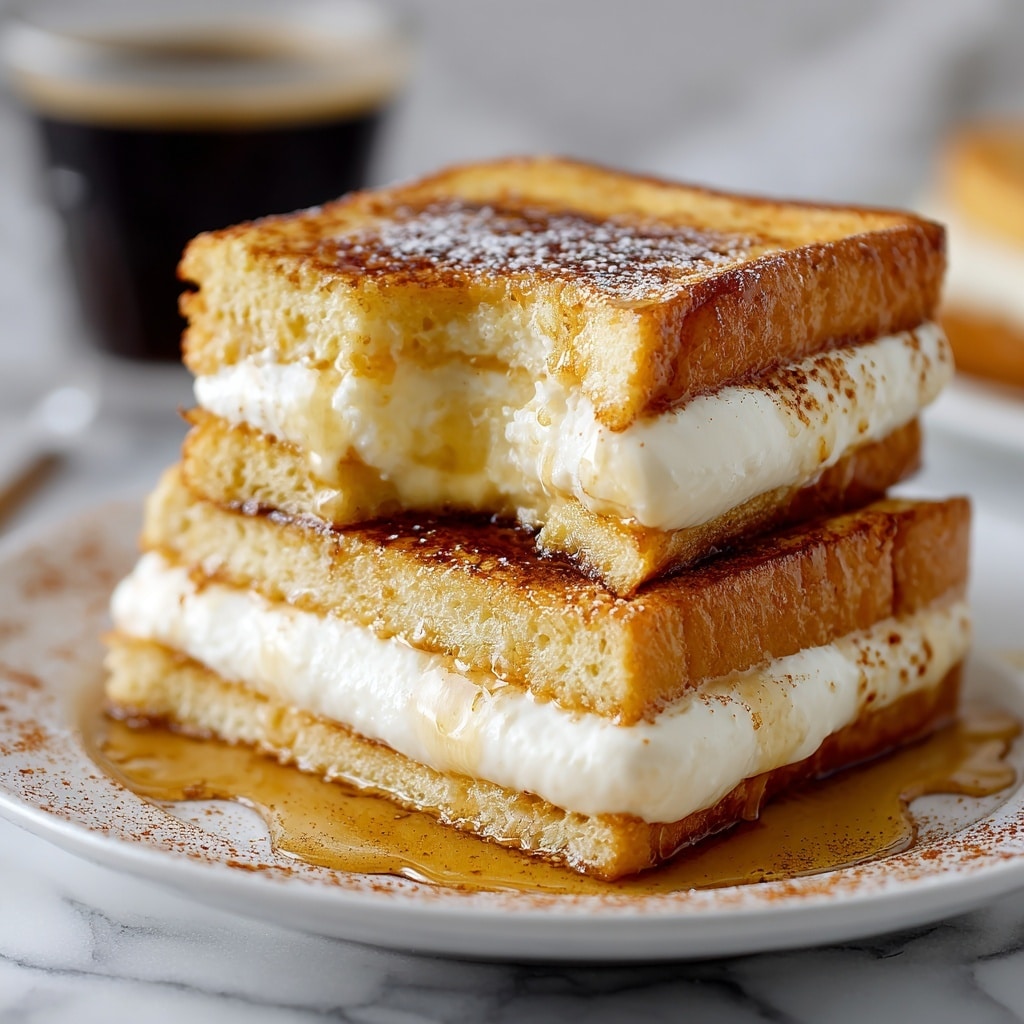 Churro Stuffed French Toast with Cinnamon Sugar Recipe - Recipe Image