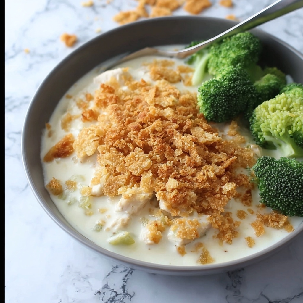 Creamy Swiss Chicken Casserole Recipe - Recipe Image