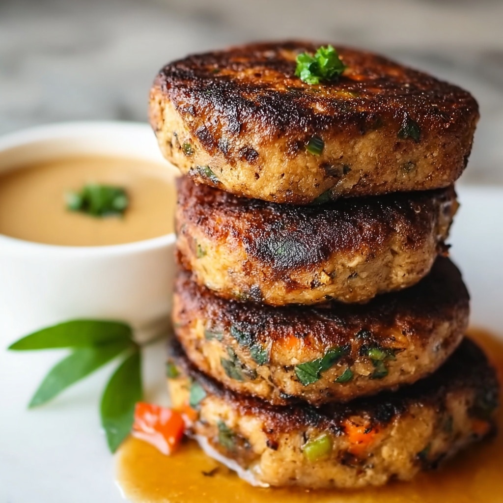 Curry Spice Tofu Burger Recipe - Recipe Image