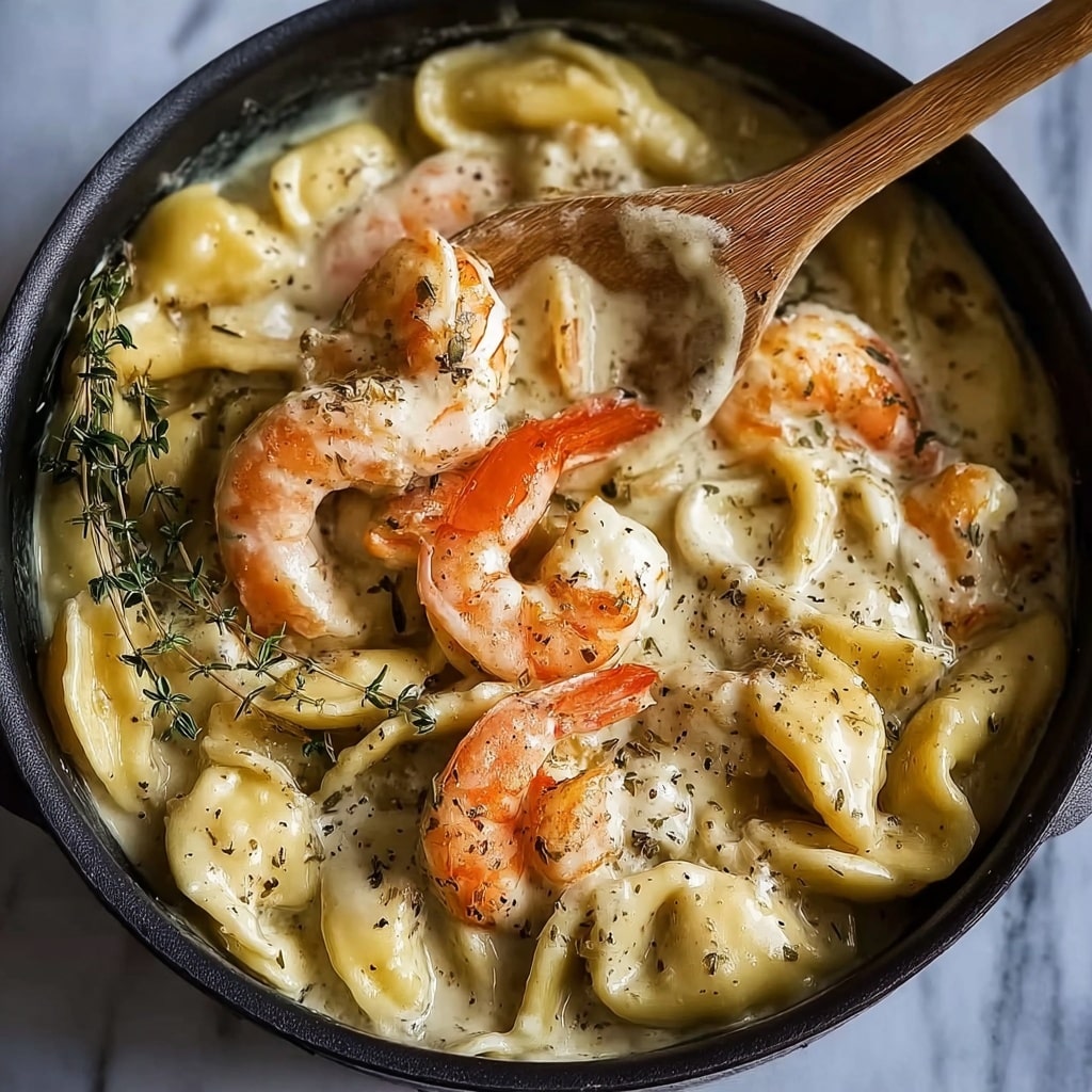 Creamy Jamaican Shrimp Rasta Pasta Recipe - Recipe Image