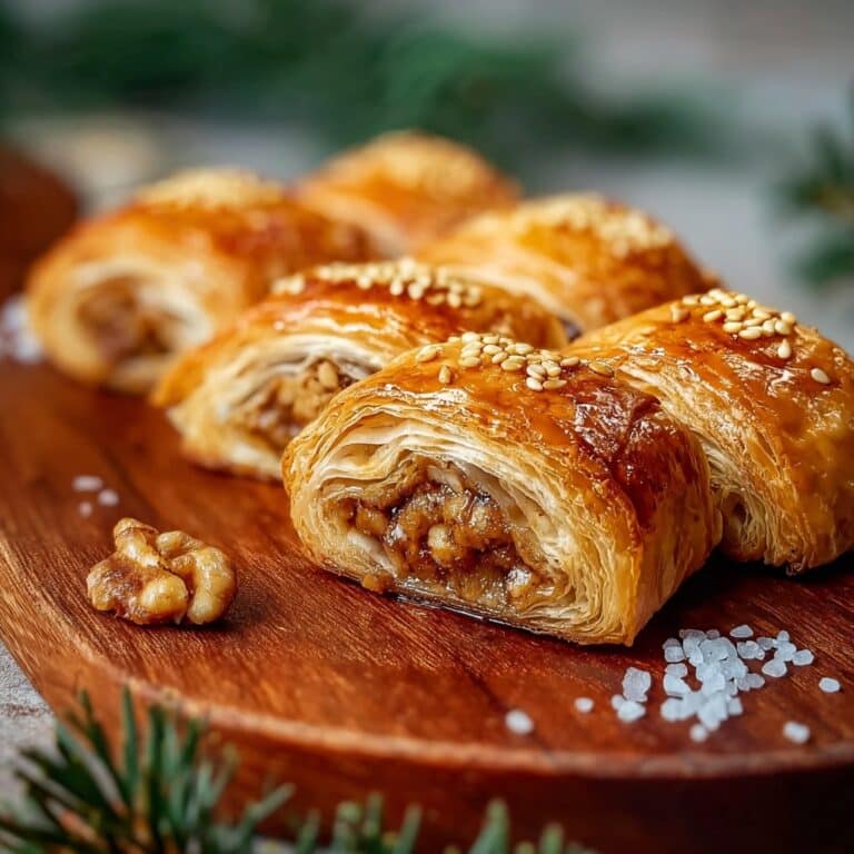 Easy Christmas Chicken Sausage Rolls with Cranberry Sage Filling Recipe