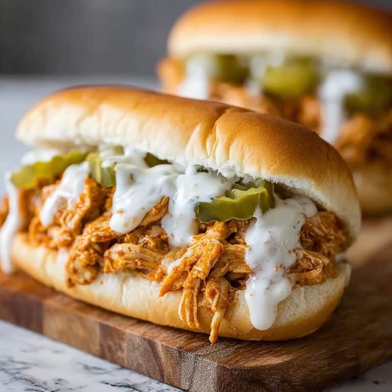 Buffalo Chicken Cheesesteak Sandwiches Recipe