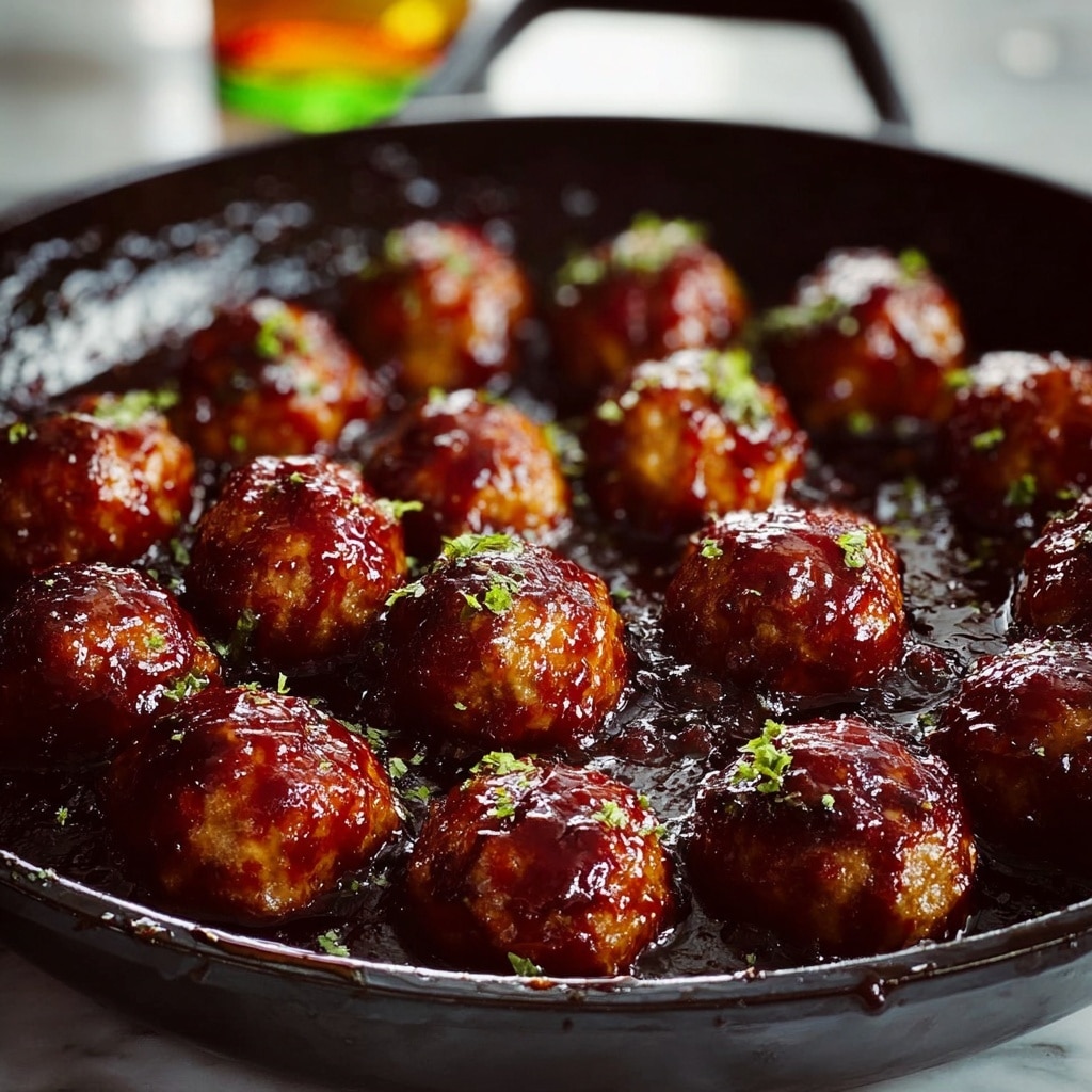 Spicy Honey Garlic Chicken Meatballs Recipe