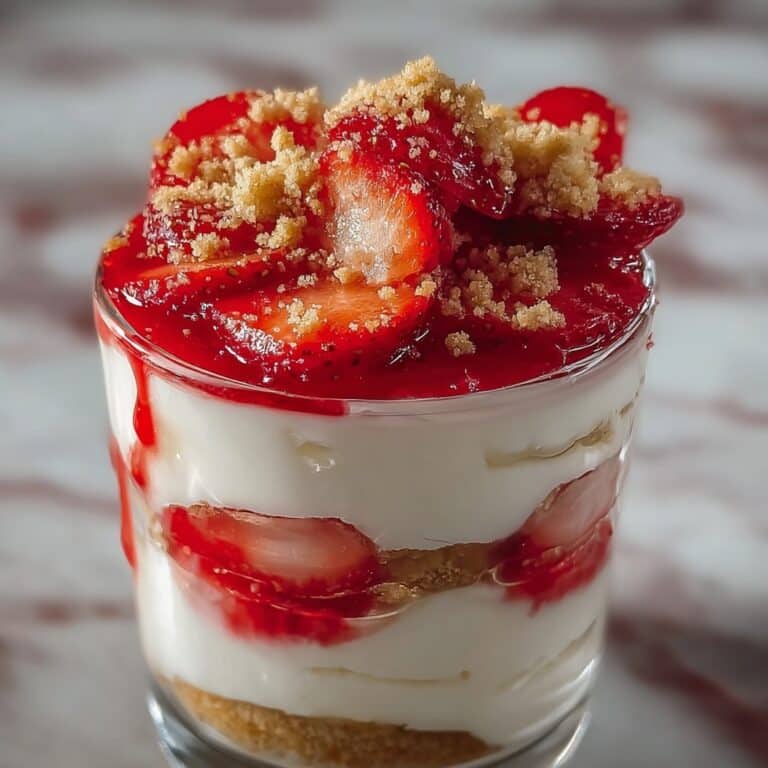 Strawberry Shortcake Cheesecake Cups Recipe