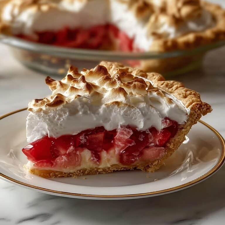Rhubarb Meringue Pie Recipe