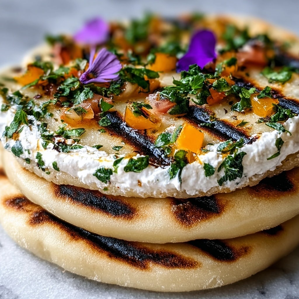 Grilled Naan (Indian Flatbread) Recipe