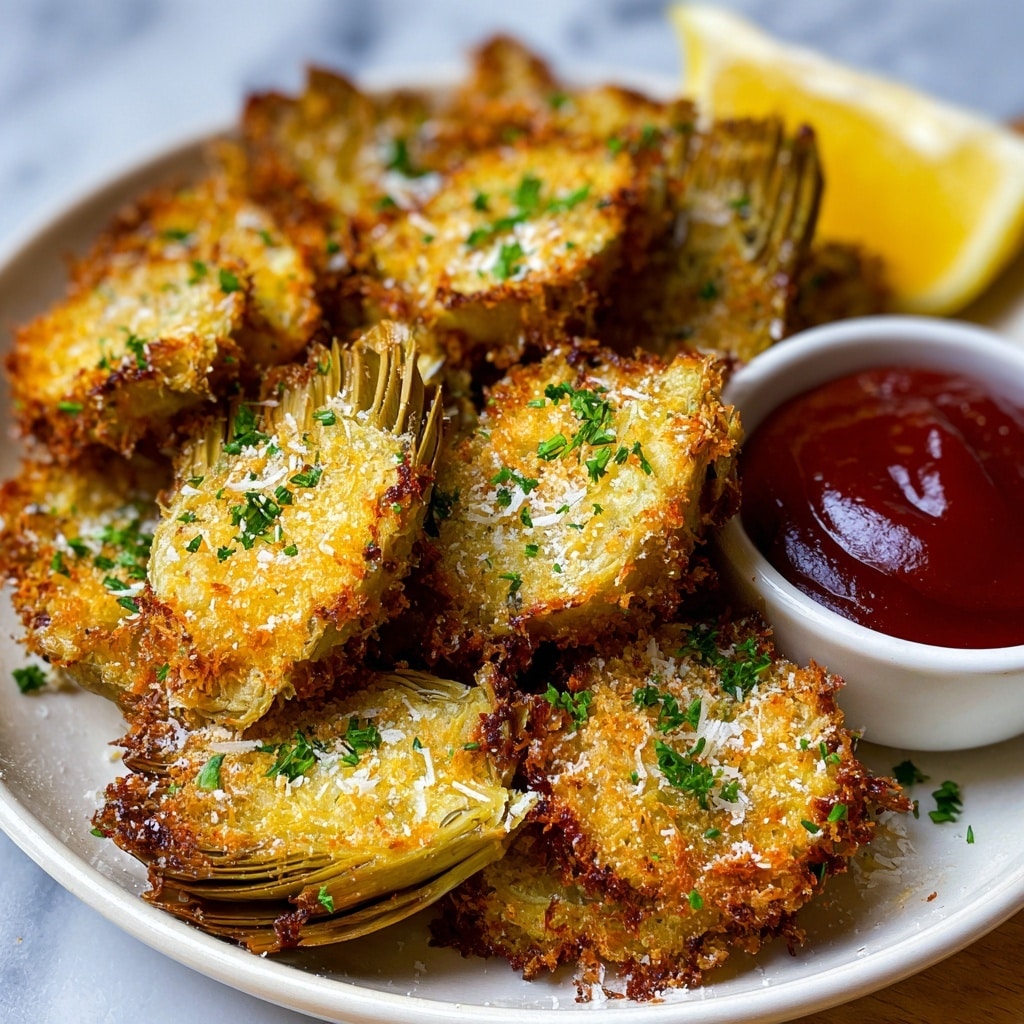 Parmesan Baked Artichoke Hearts Recipe