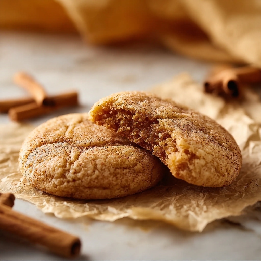 Chewy Pumpkin Snickerdoodle Cookies Recipe
