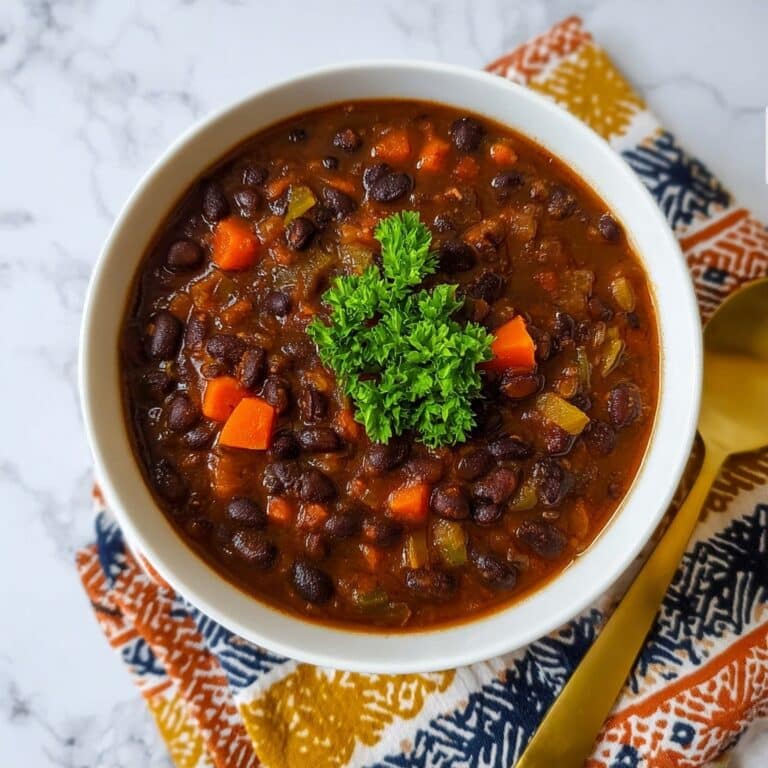 Easy Black Bean Salsa Soup Recipe