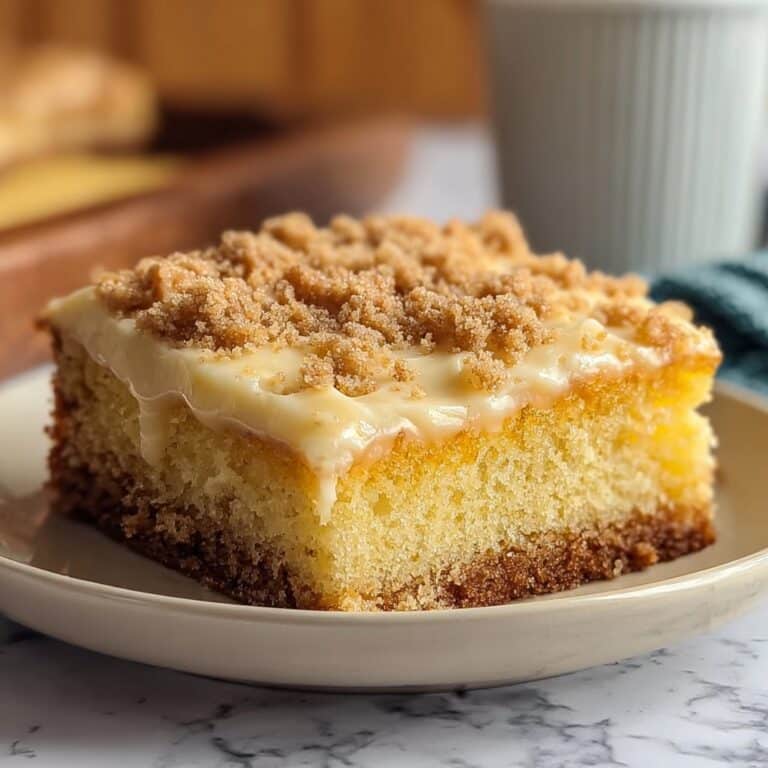 Lemon Cream Cheese Coffee Cake Recipe