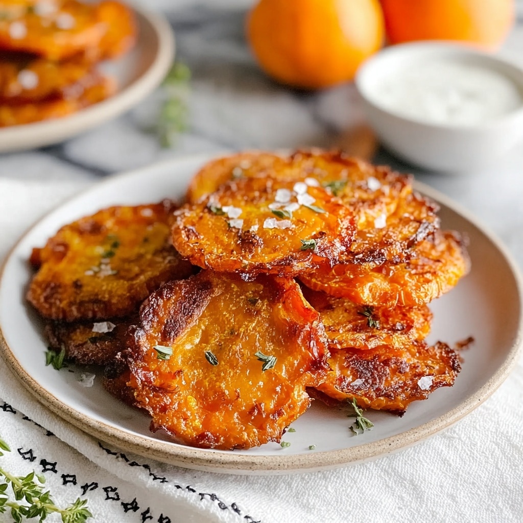 Crispy Smashed Sweet Potatoes with Garlic Yogurt Dipping Sauce Recipe