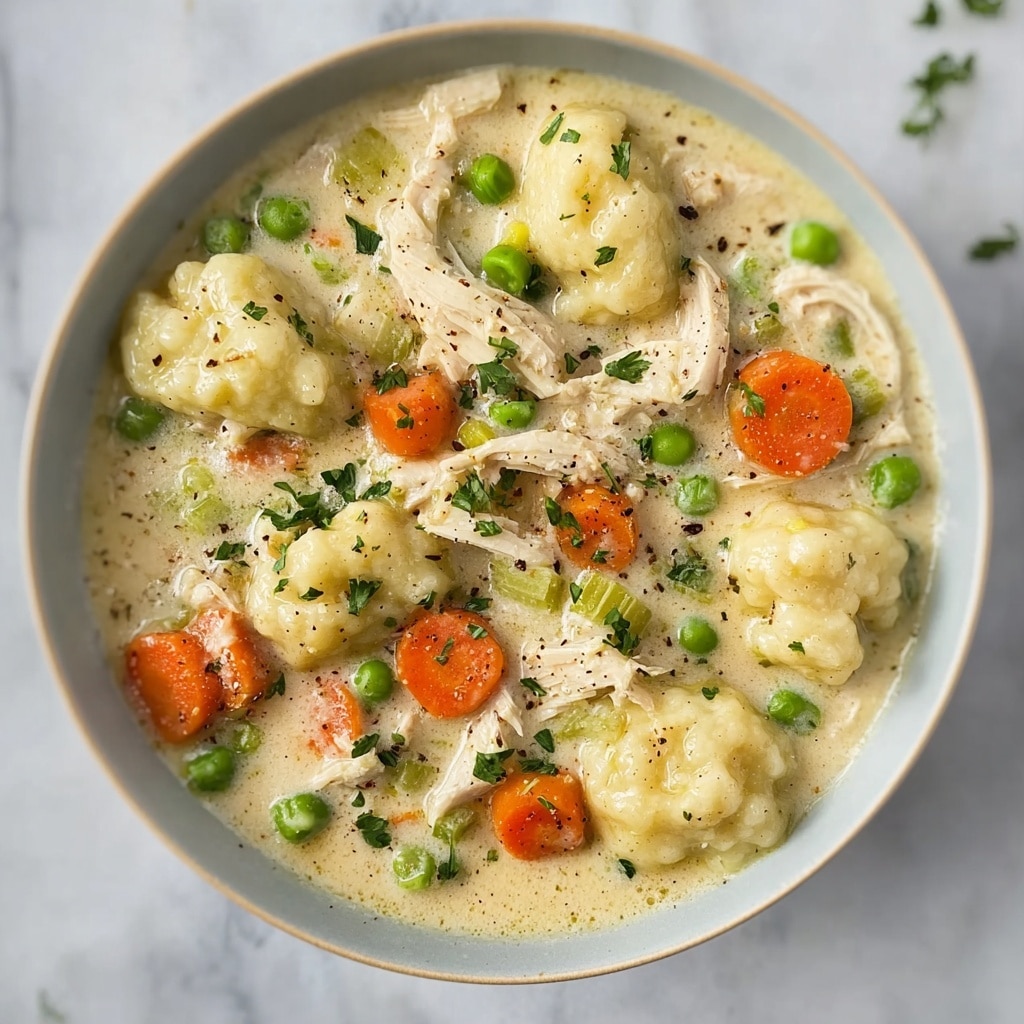 Healthy Chicken Pot Pie Soup Recipe