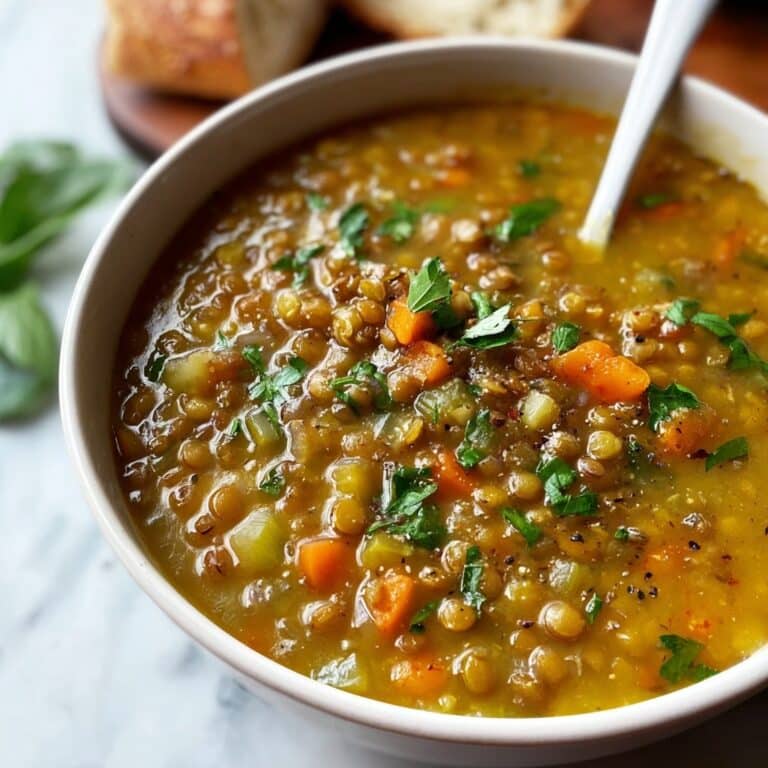 Veggie-Loaded Lentil Soup Recipe