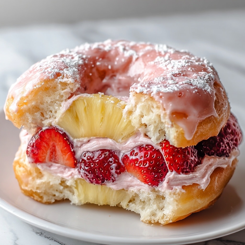 Strawberry Cream Cheese Pineapple Bun Recipe