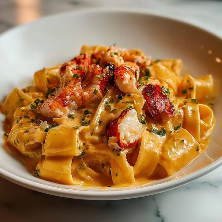 Creamy Tomato and Lobster Pasta Recipe