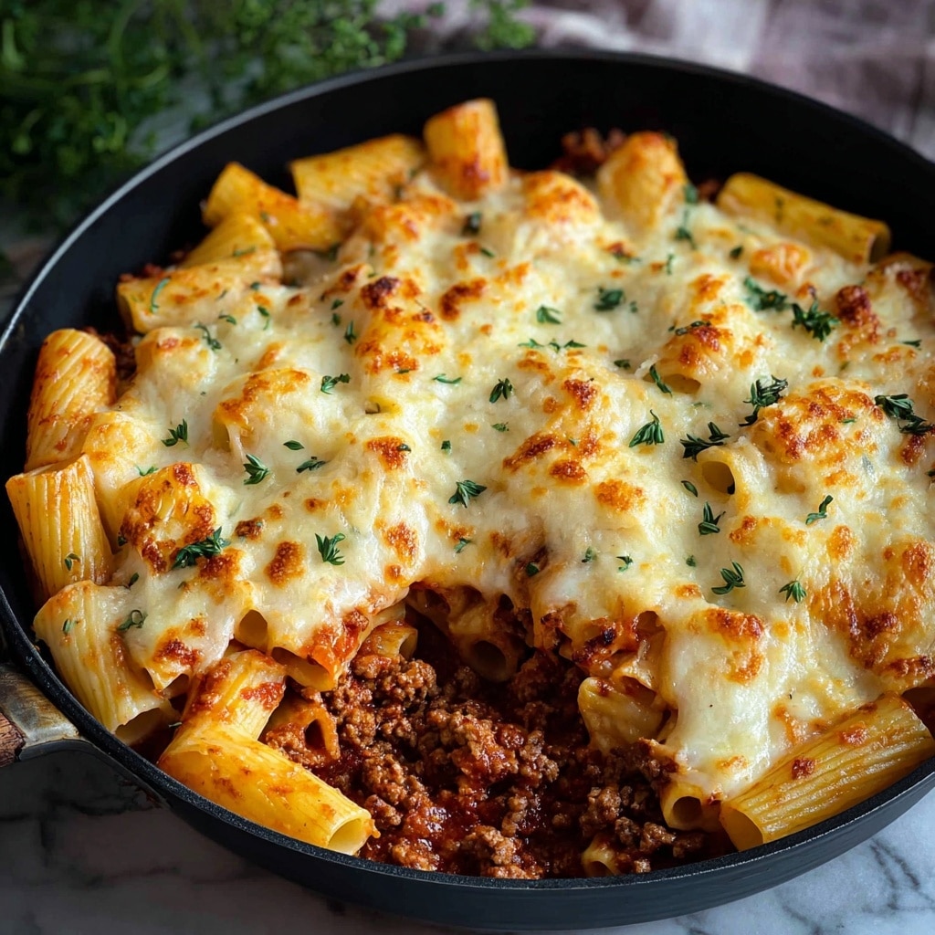 Baked Rigatoni with Sausage and Boursin Cheese Recipe