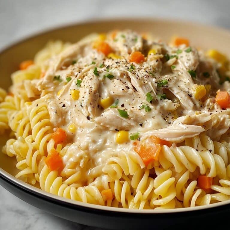 Creamy Ranch Chicken & Noodles Recipe