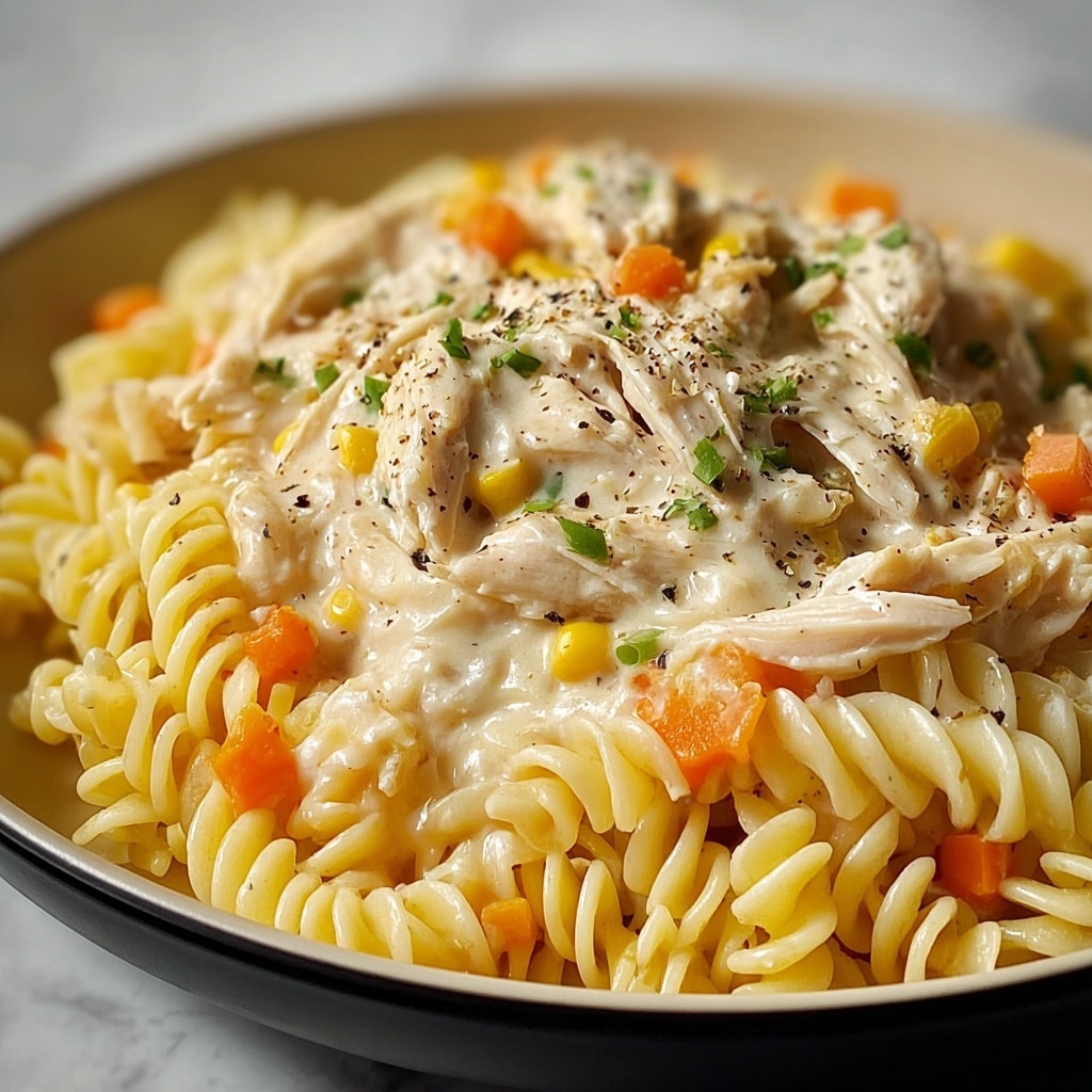 Creamy Ranch Chicken & Noodles Recipe