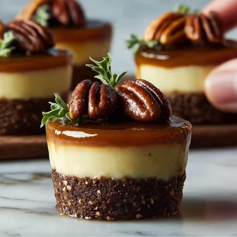 Mini Turtle Cheesecakes Recipe