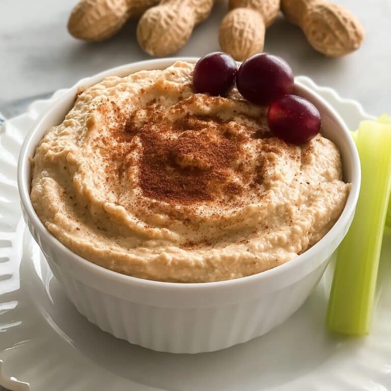 Spiced Peanut Butter Yogurt Dip Recipe