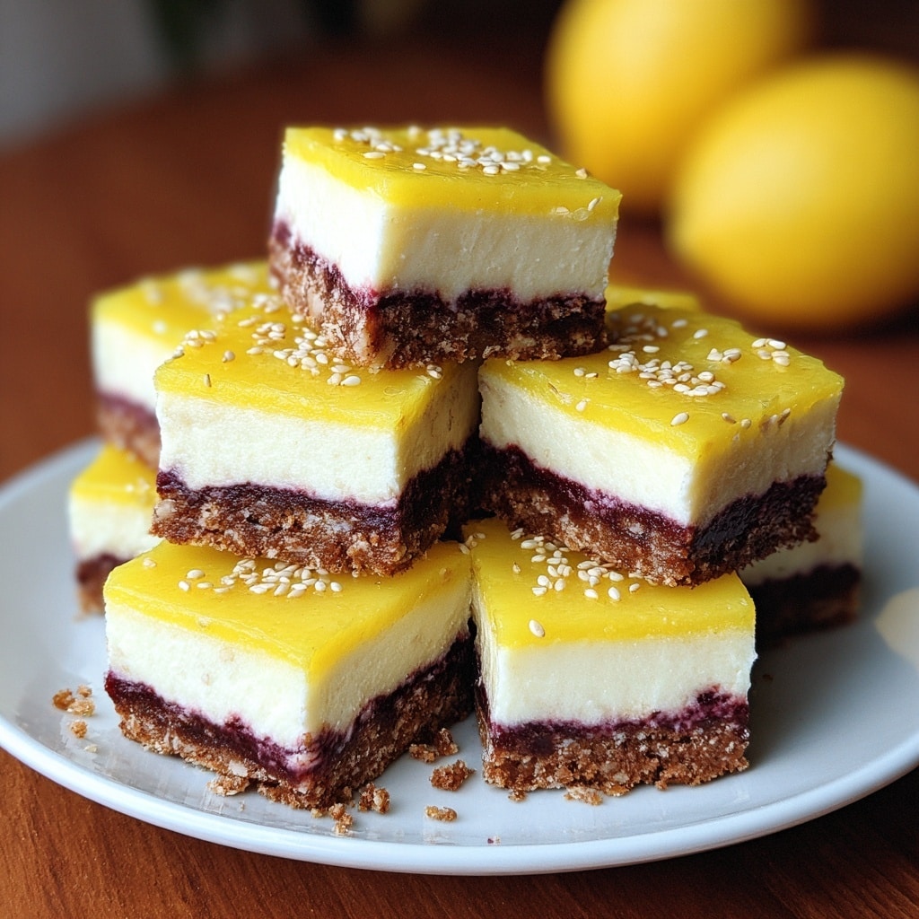 Vegan Mango Cheesecake Bars Recipe