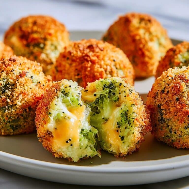 Baked Broccoli Cheese Balls Recipe