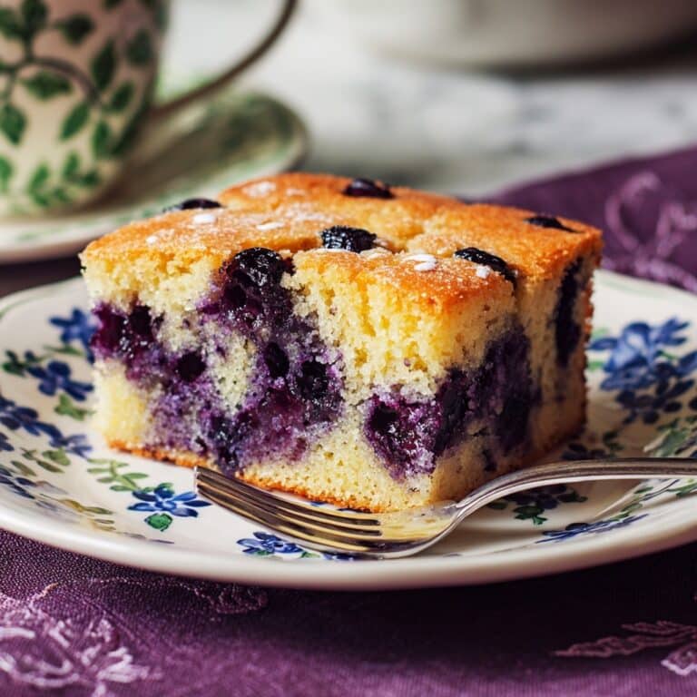 Buttermilk Blueberry Breakfast Cake Recipe