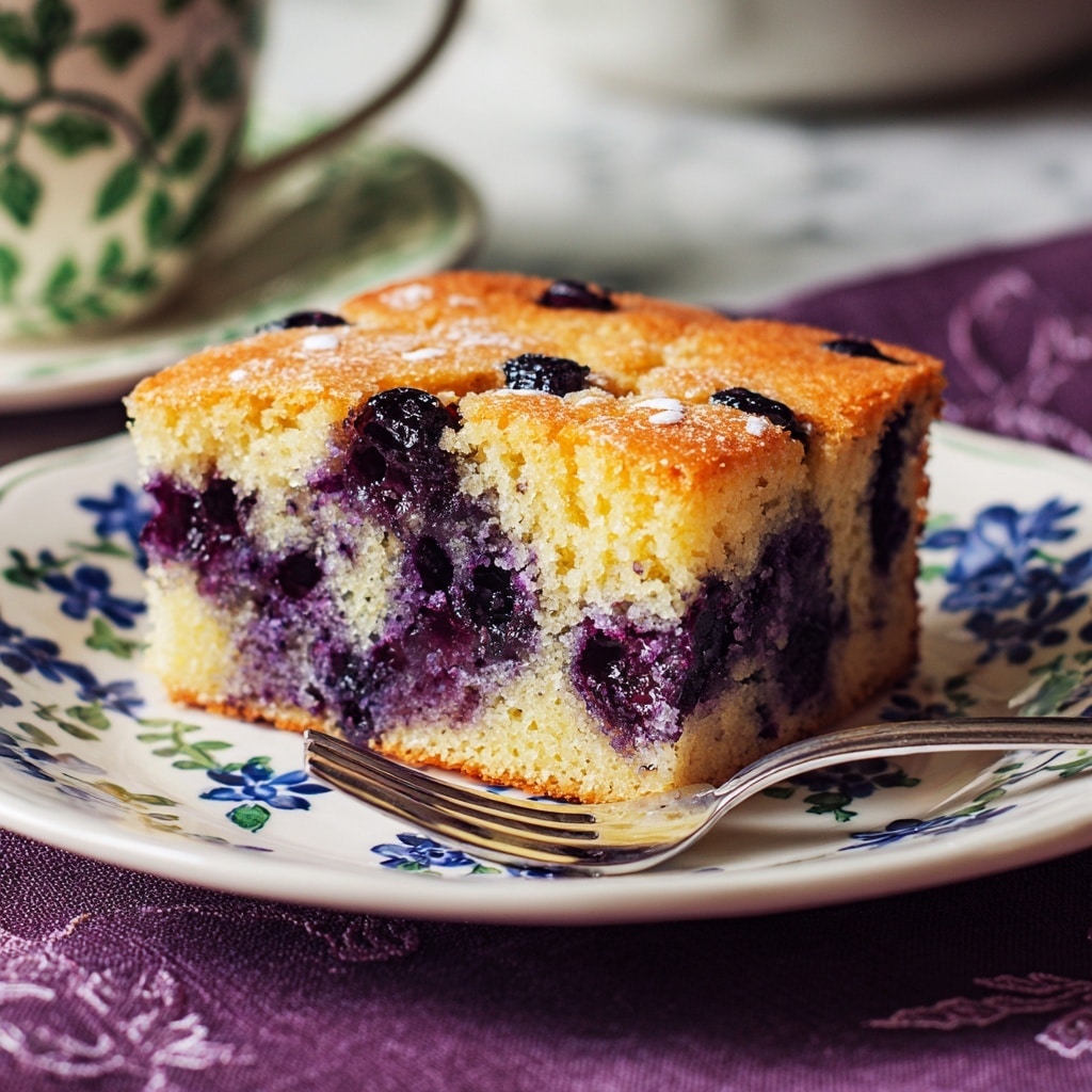 Buttermilk Blueberry Breakfast Cake Recipe