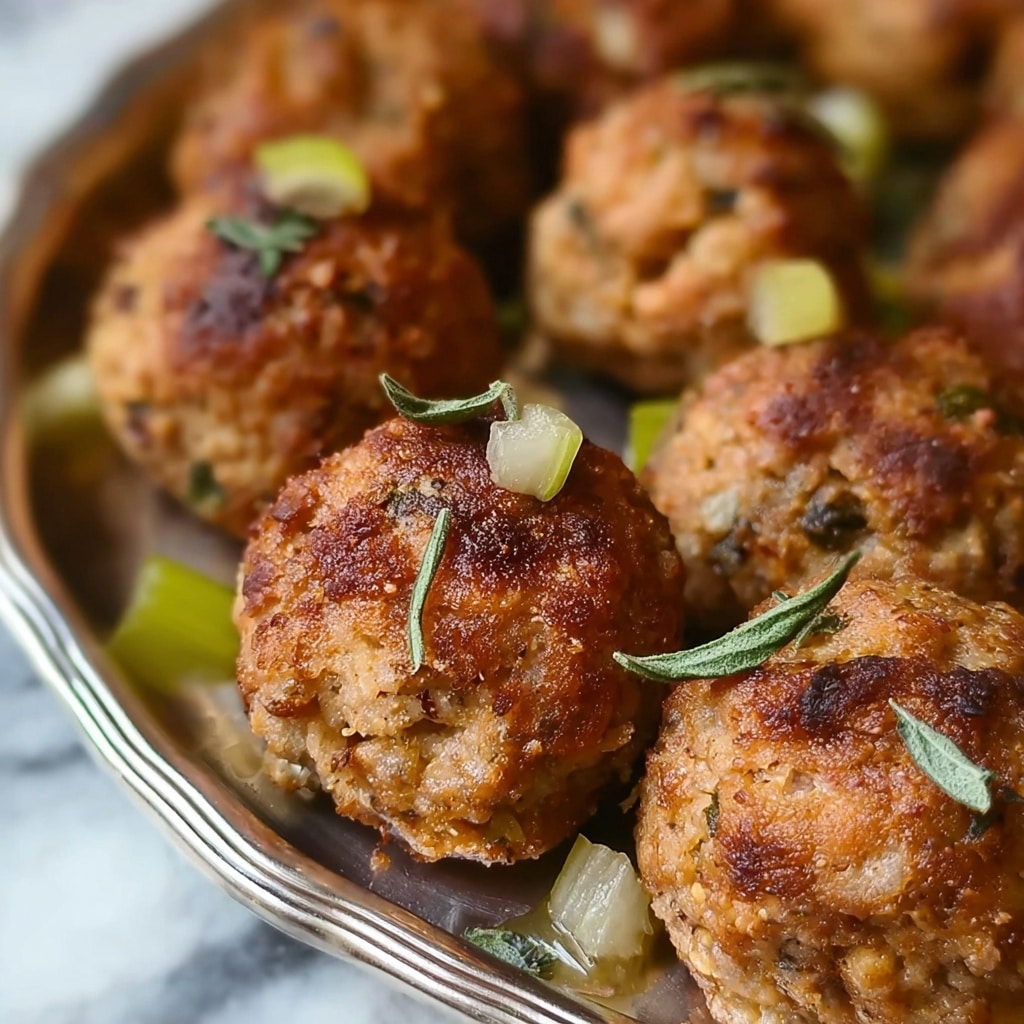 Turkey Stuffing Balls Recipe