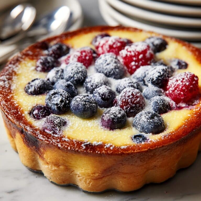 Cherry Clafoutis (French Baked Fruit Custard) Recipe