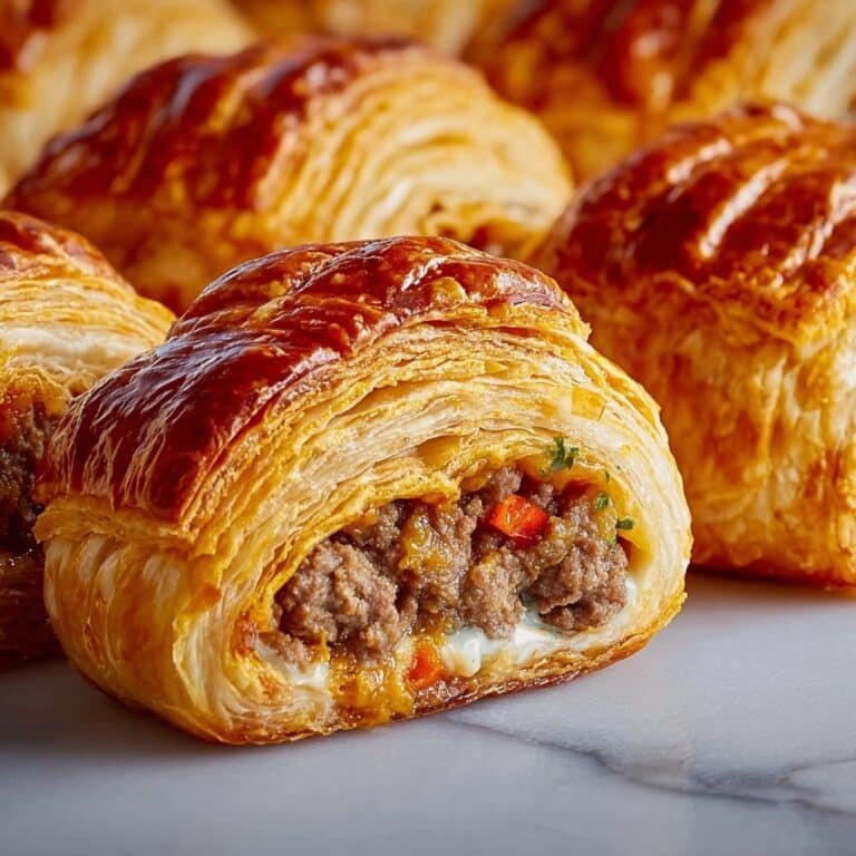 Rotel Sausage and Cream Cheese Crescents Recipe
