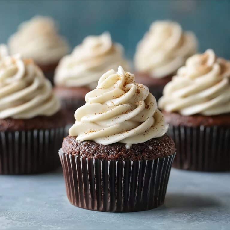 Mini Vanilla Cupcakes with Fluffy Buttercream Frosting Recipe