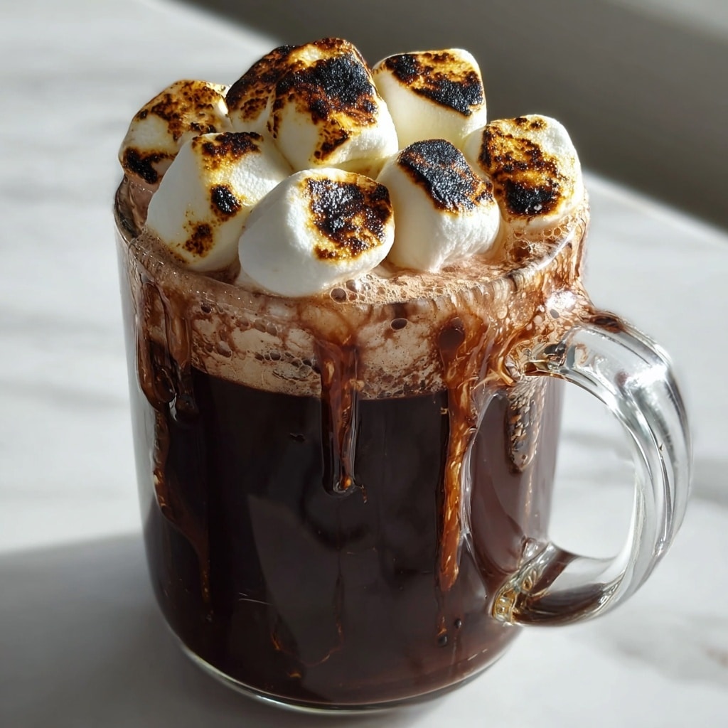 Creamy Hot Cocoa with Torched Marshmallows Recipe
