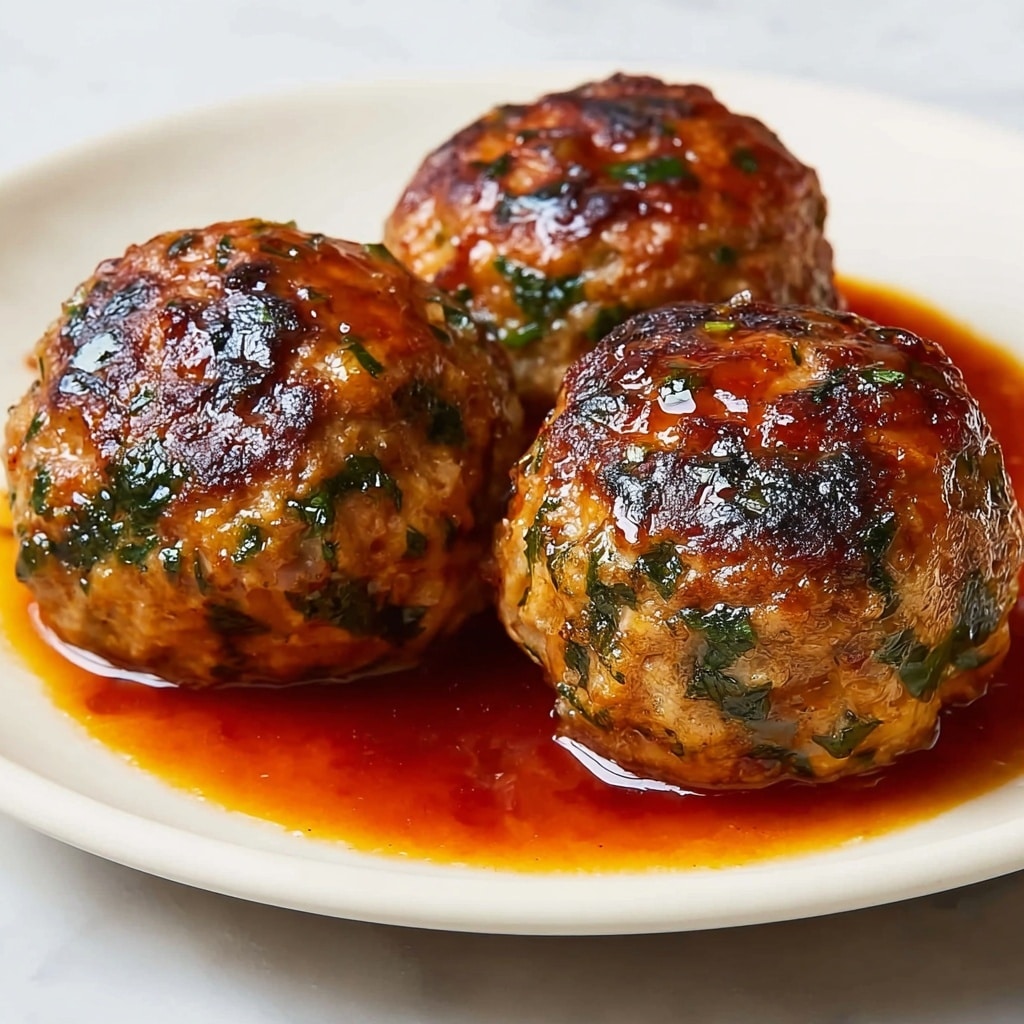 Honey Barbeque Chicken Meatballs Recipe