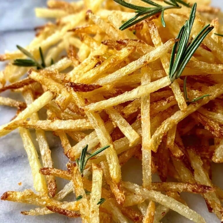 Rosemary Straw Potatoes with Lemon Salt Recipe