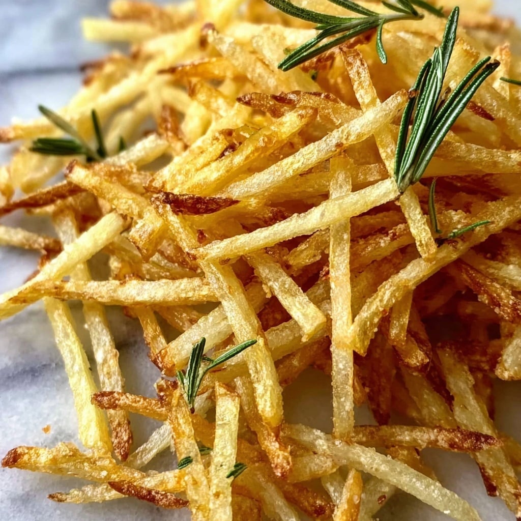 Rosemary Straw Potatoes with Lemon Salt Recipe