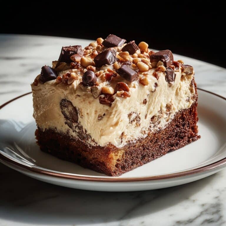 Chocolate Peanut Butter Poke Cake Recipe