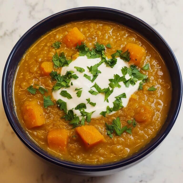Spiced Pumpkin Lentil Soup Recipe