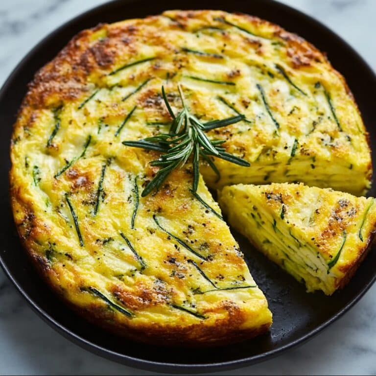 Zucchini & Cheddar Frittata Recipe