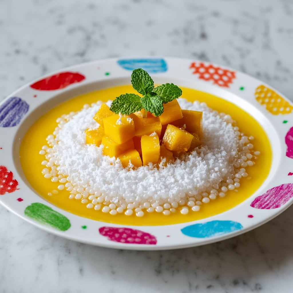 Mango with Tapioca Pearls Recipe