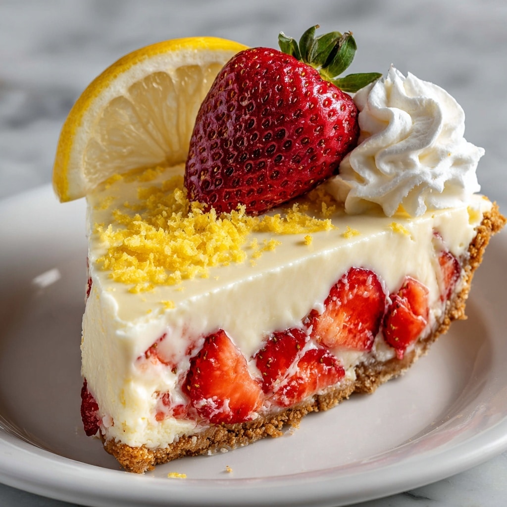 Strawberry Lemon Bliss Cheesecake Recipe
