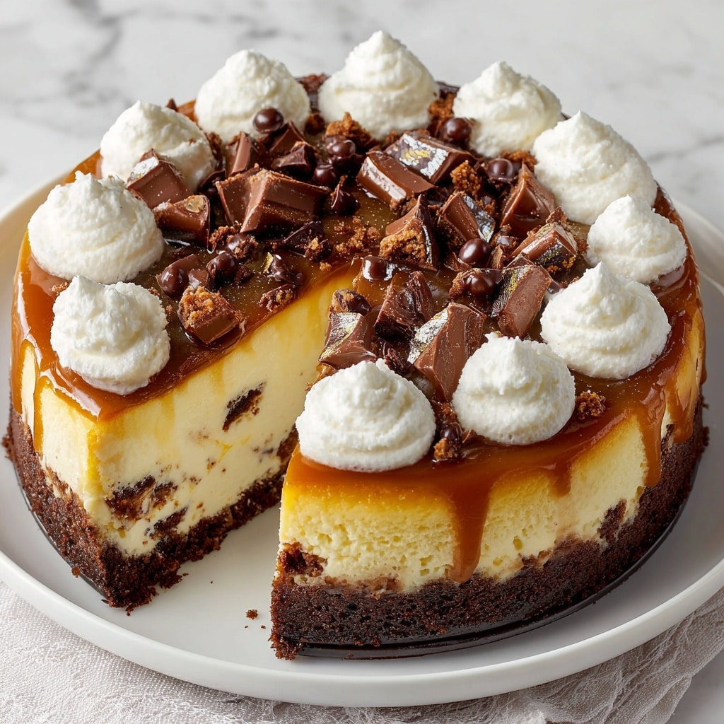 No Bake Cookie Dough Cheesecake Recipe - Recipe Image