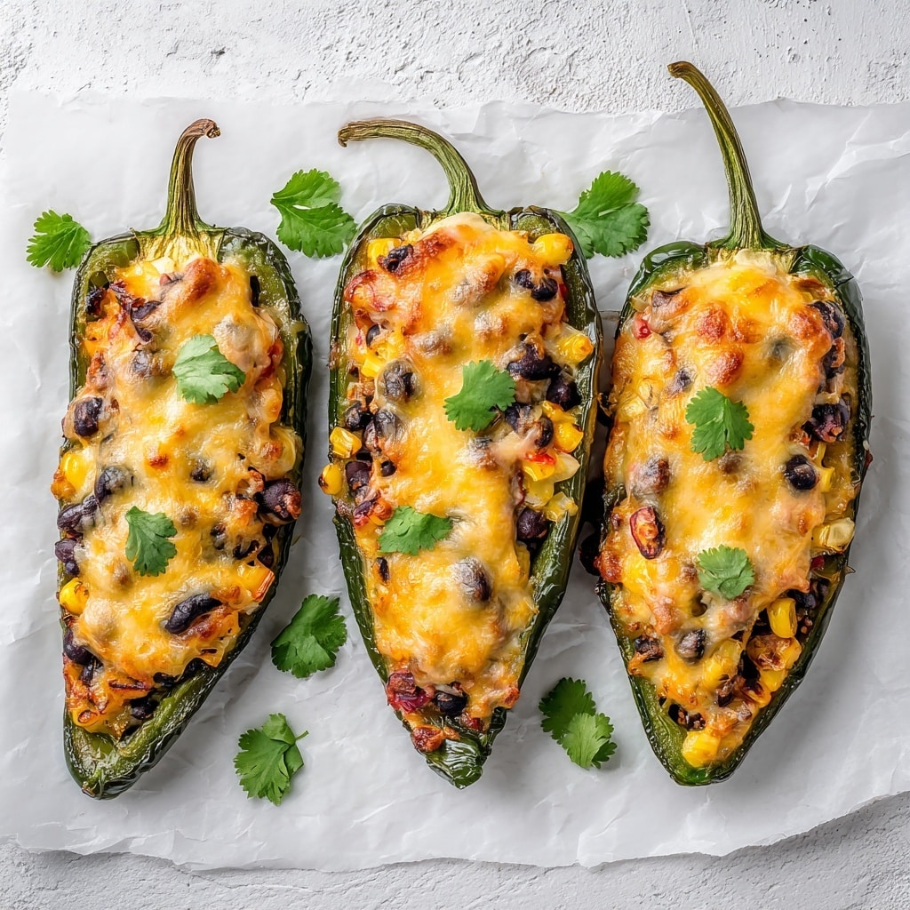 Chicken Stuffed Poblano Peppers Recipe