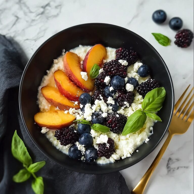 Blueberry Peach Feta Salad Recipe