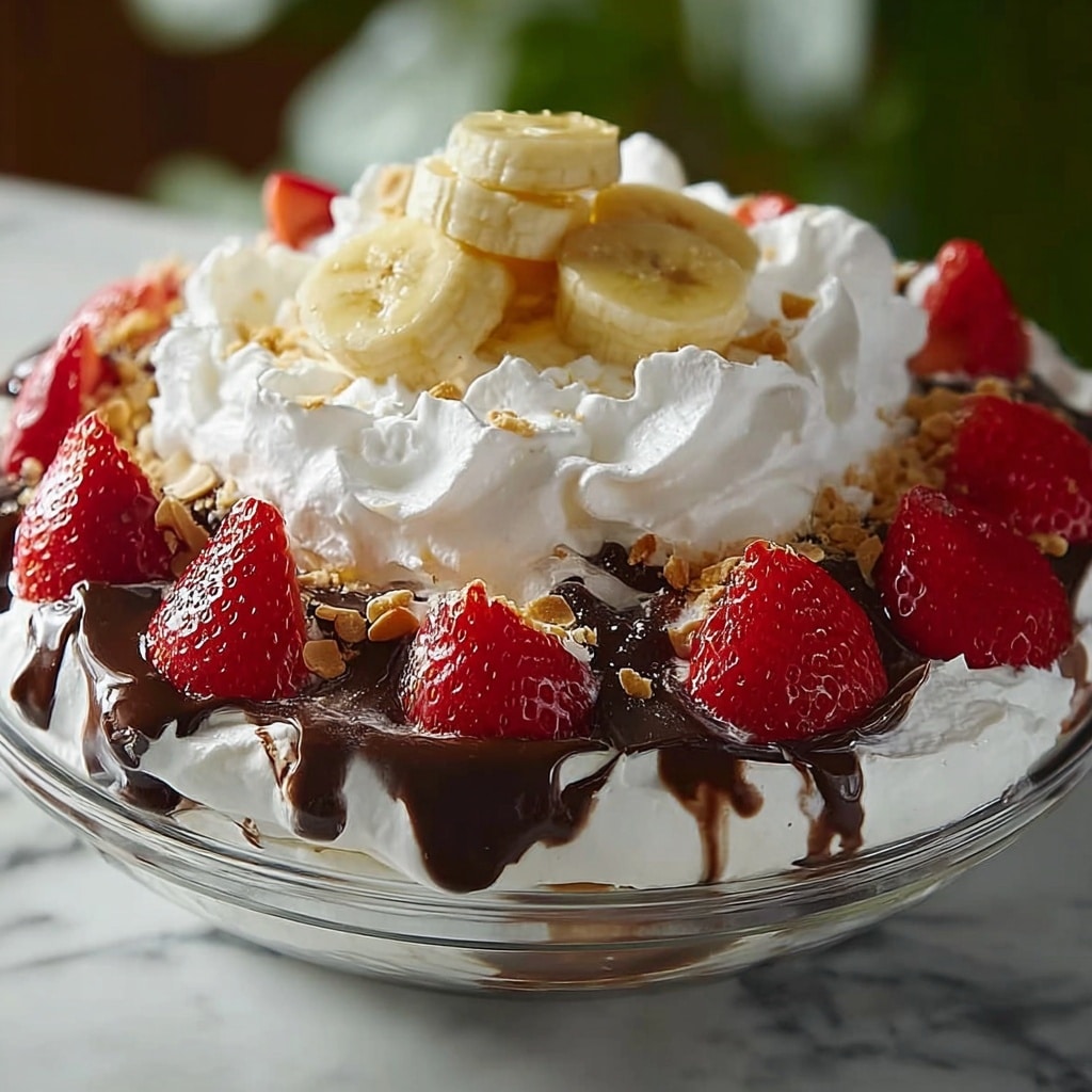 No-Bake Banana Split Dessert Recipe