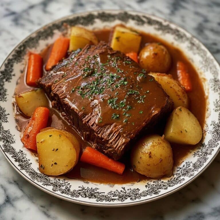 Pot Roast with Carrots & Potatoes Recipe