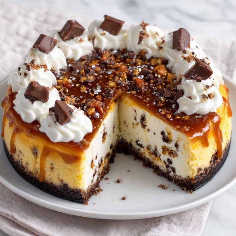 No Bake Cookie Dough Cheesecake Recipe